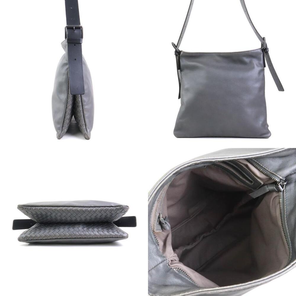 Bottega Veneta black Gray bag shoulder leather